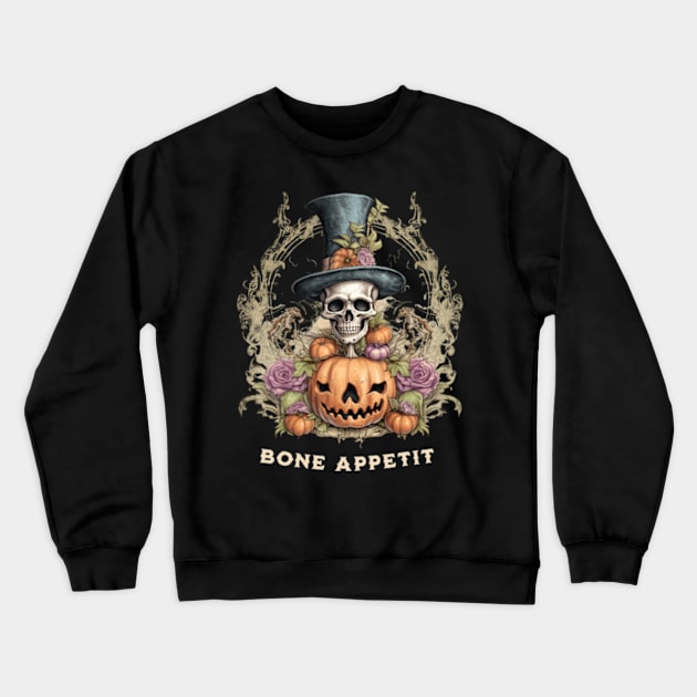 Bone Appetit Crewneck Sweatshirt by Three Meat Curry